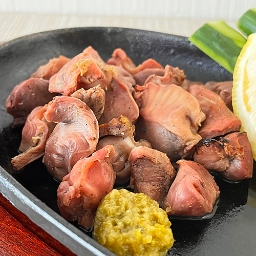 国産鶏 砂肝炭火焼 約100g×10パック 《冷凍真空》