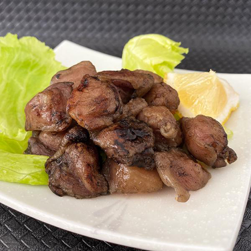 国産種鶏 ぼんじり炭火焼 約80g×10パック　《冷凍真空》