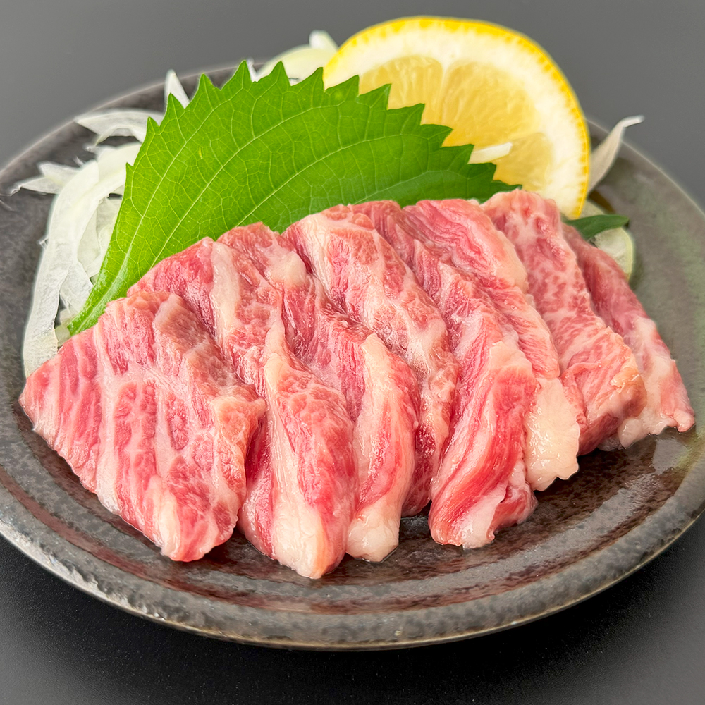 【訳あり商品】天然【特上霜降り】馬刺し  【35g-45g】×10パック 《冷凍真空・生食用》
