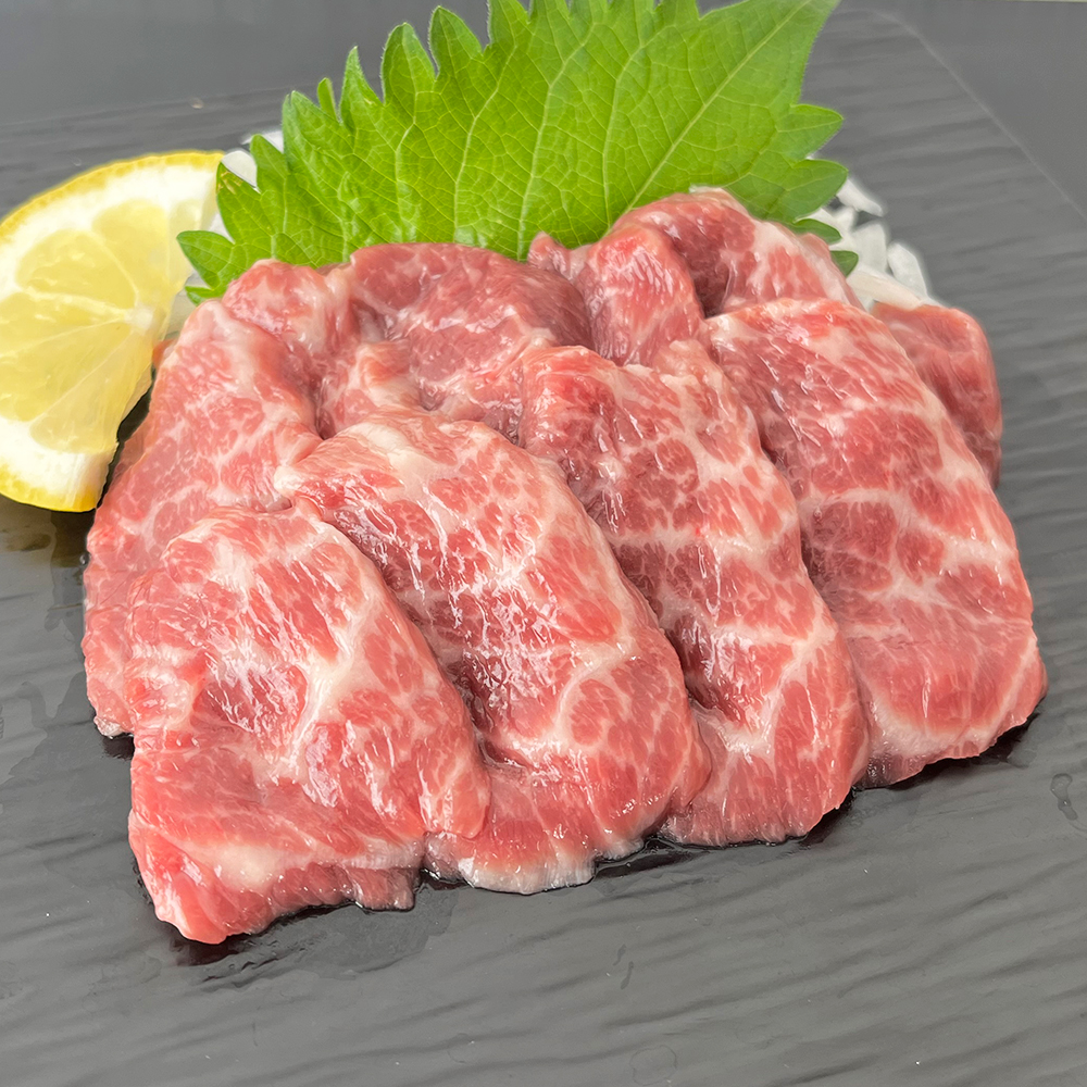 天然【特上霜降】馬刺し 約1kg(10パック前後) 《冷凍真空・生食用》
