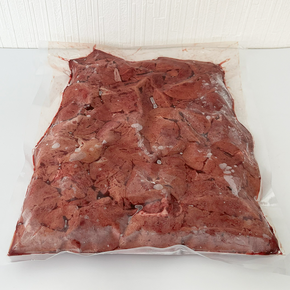 宮崎県産 黒毛和牛 レバー【加熱用】 約1kg 《冷凍真空》