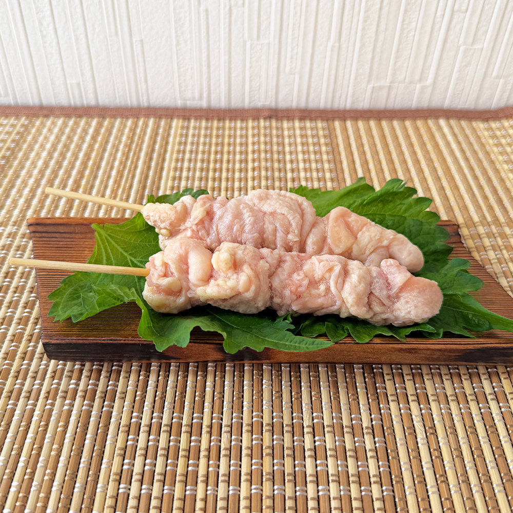 宮崎県産 若鶏 まきまき皮串 約30g×10本 《冷凍》