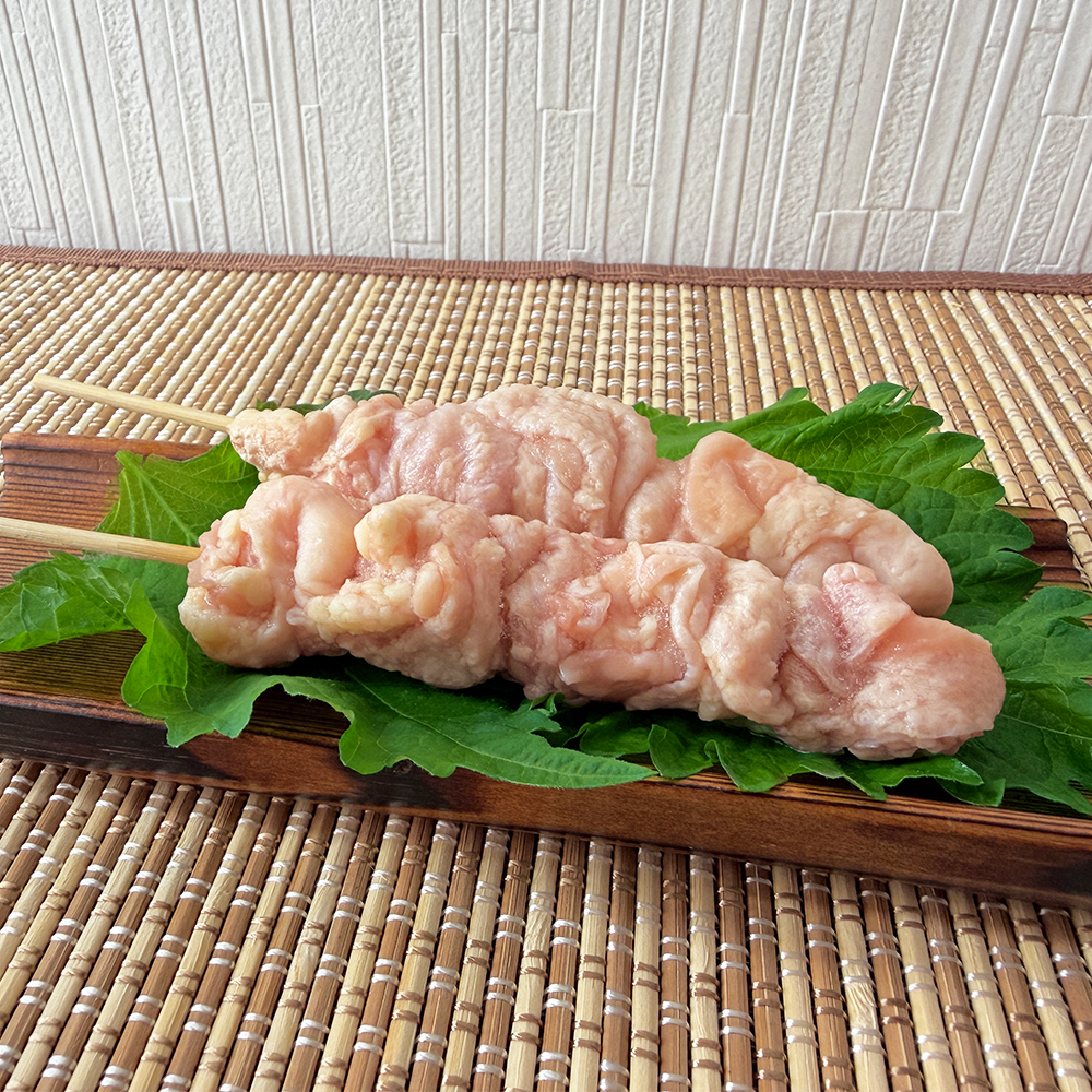宮崎県産 若鶏 まきまき皮串 約30g×50本 《冷凍》